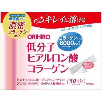 [ORIHIRO] Hyaluronic Acid + Collagen 4.5g Stick x 50 Count - CROSS SHELF JP
