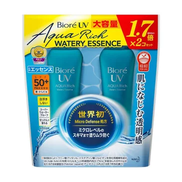 [KAO] Biore UV Aqua Rich Watery Essence SPF50+ 85g x 2piece - CROSS SHELF JP