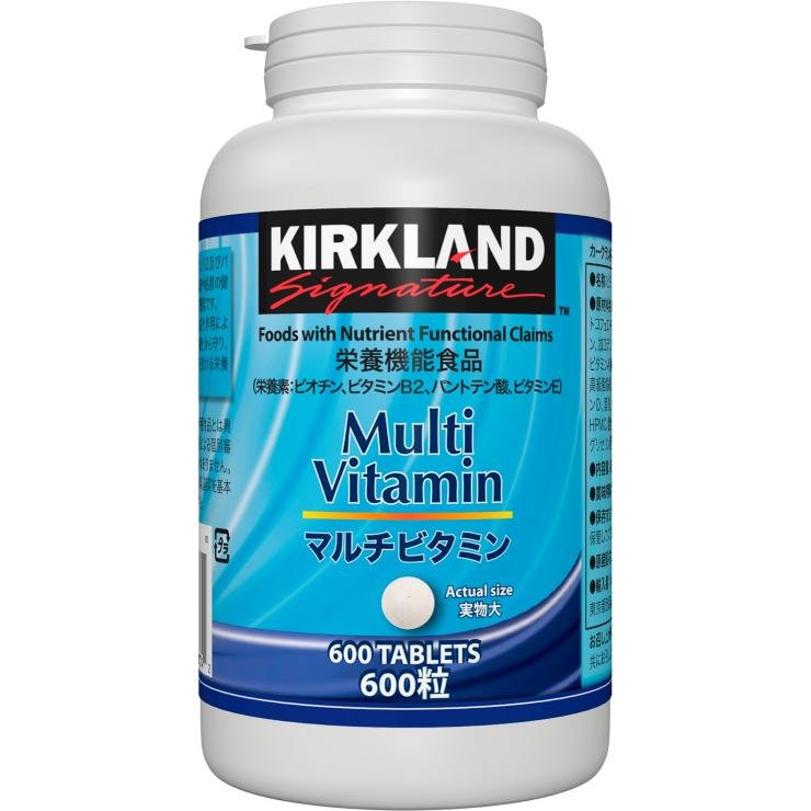 [Kirkland Signature] Multi Vitamin 600 Count - CROSS SHELF JP